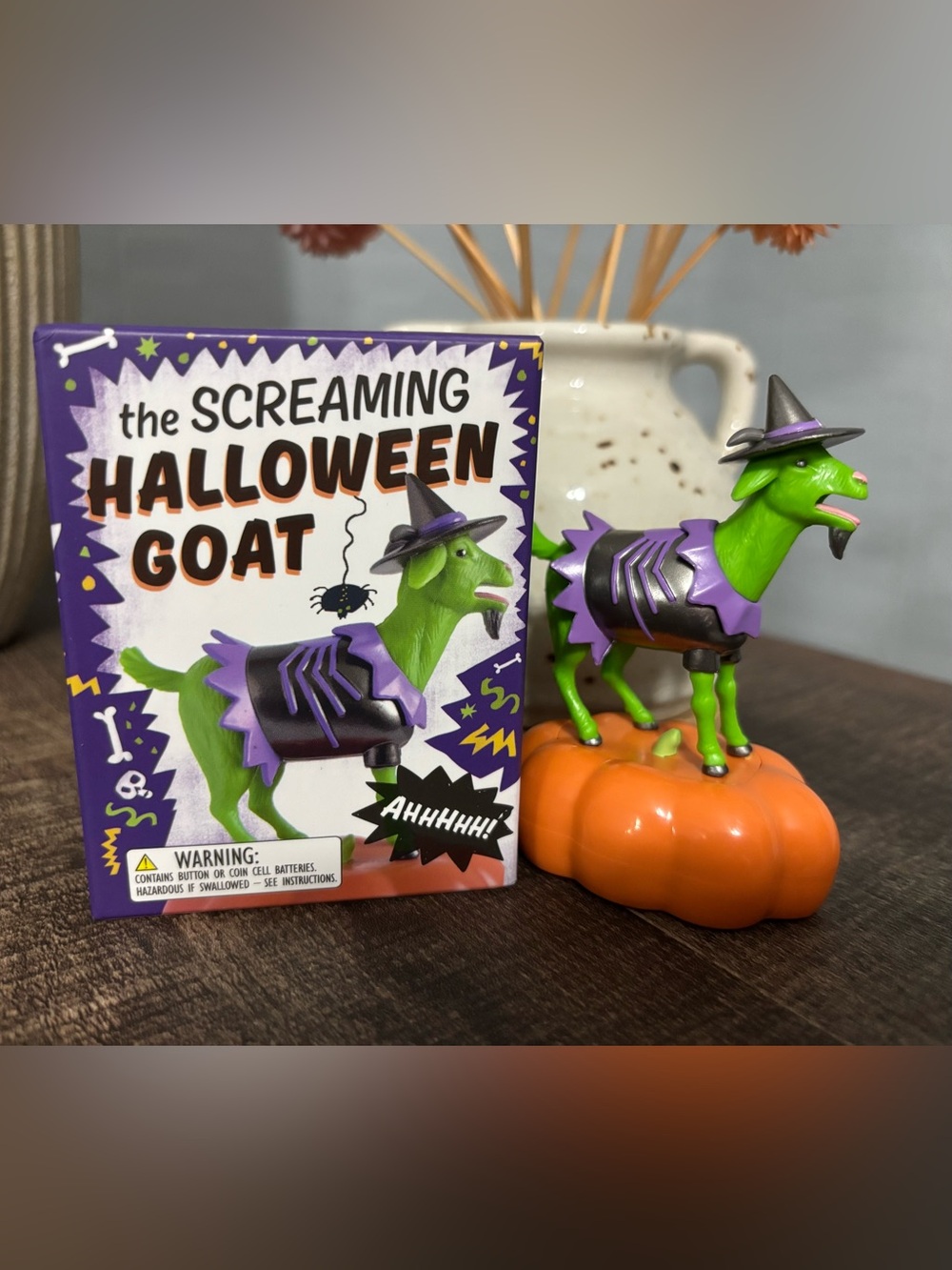 The Screaming Halloween Goat